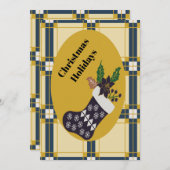 kerstFeestdagen Feestdagenkaart (Voorkant / Achterkant)