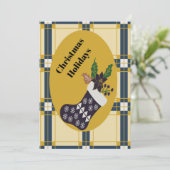 kerstFeestdagen Feestdagenkaart (Staand voorkant)