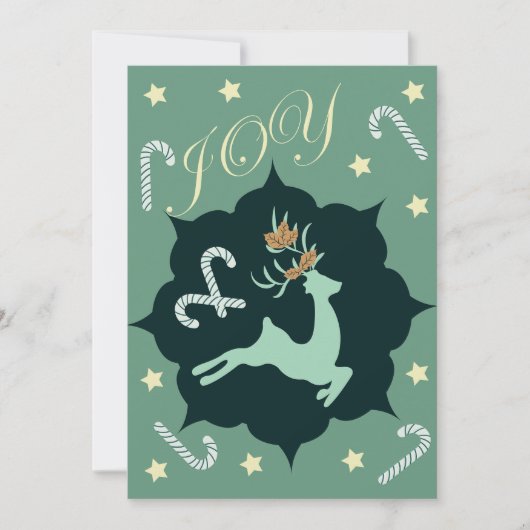 kerstfeestdagen feestdagenkaart (Voorkant)