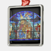 kerstfeestdagen in de Bijbel Metalen Ornament (Links)