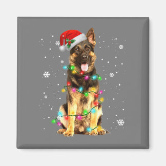 kerstfeestdagen in de herfst Shepherd Dog Magneet