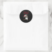 Kerstfeestdagen in Tapir Ronde Sticker (Tas)