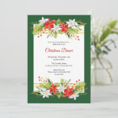 kerstfeestdagen kaart (Staand voorkant)