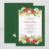 kerstfeestdagen kaart (Voorkant / Achterkant)