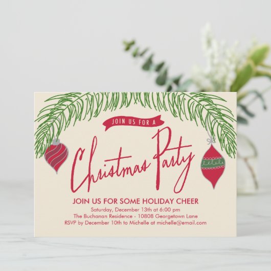 Kerstfeestdagen Kaart (Staand voorkant)