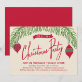 Kerstfeestdagen Kaart (Voorkant / Achterkant)