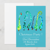 kerstfeestdagen kaart (Voorkant / Achterkant)