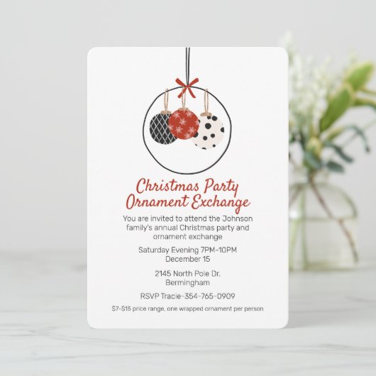 kerstfeestdagen kaart (Staand voorkant)