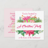 Kerstfeestdagen Kaart (Voorkant / Achterkant)