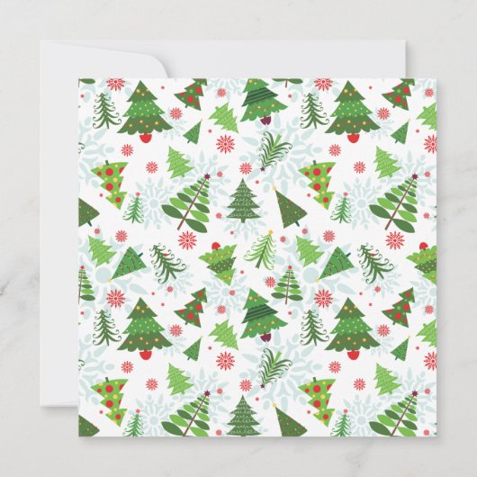 kerstfeestdagen kaart (Achterkant)