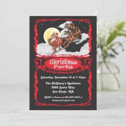  kerstfeestdagen kaart (Staand voorkant)