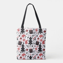 Kerstfeestdagen — kerstboomboom — Santa Hat Tote Bag