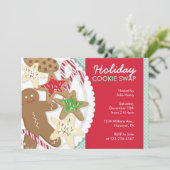 Kerstfeestdagen Koekjesruil Kaart (Staand voorkant)