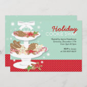 Kerstfeestdagen Koekjesruil Kaart (Voorkant / Achterkant)