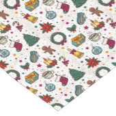 kerstfeestdagen korte tafelloper (Hoek)