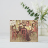 kerstFeestdagen, kroeg in "Lasst Licht Hinin" (" Feestdagenkaart (Staand voorkant)