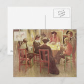 kerstFeestdagen, kroeg in "Lasst Licht Hinin" (" Feestdagenkaart (Voorkant / Achterkant)