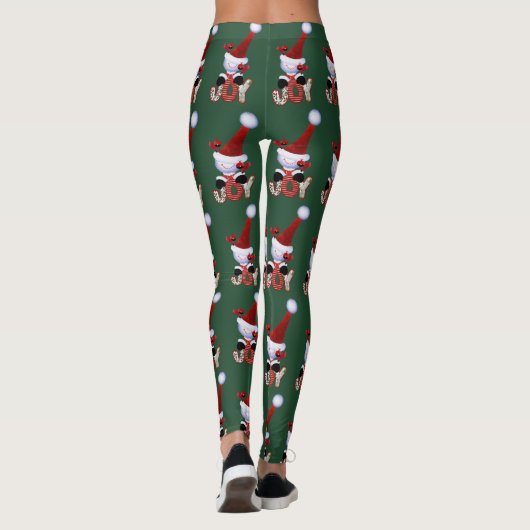 kerstfeestdagen Leggings (Achterkant)