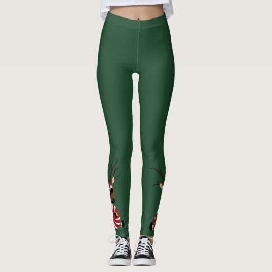 kerstfeestdagen Leggings (Voorkant)