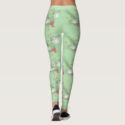 kerstfeestdagen Leggings (Achterkant)
