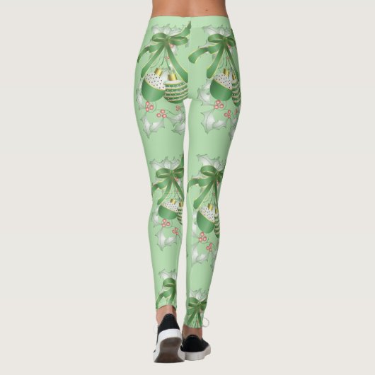 kerstfeestdagen Leggings (Achterkant)