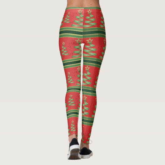 kerstfeestdagen Leggings (Achterkant)