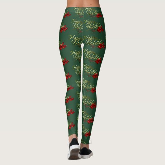 kerstfeestdagen Leggings (Achterkant)
