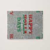kerstfeestdagen legpuzzel (Horizontaal)
