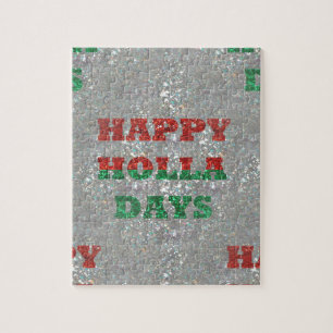 kerstfeestdagen legpuzzel
