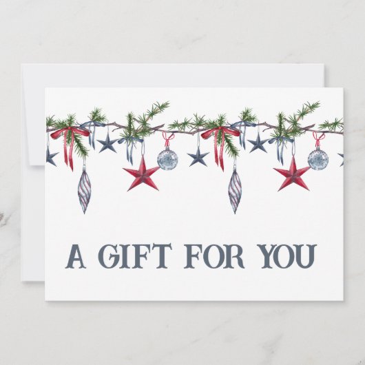 Kerstfeestdagen met cadeaubonnen (Voorkant)