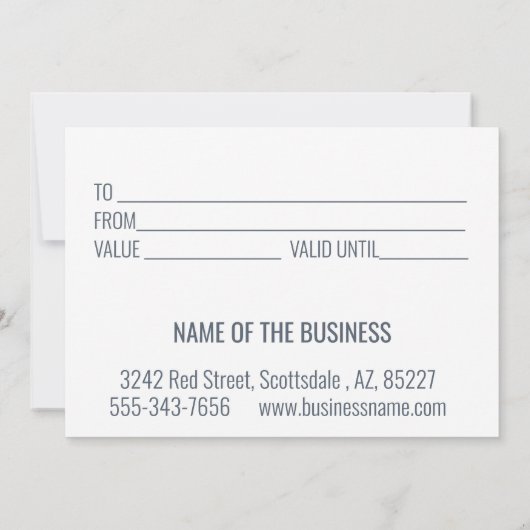 Kerstfeestdagen met cadeaubonnen (Achterkant)