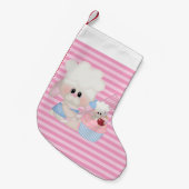 kerstfeestdagen met een koeienvanger kleine kerstsok (Voorkant (Hangend))