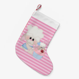 kerstfeestdagen met een koeienvanger kleine kerstsok