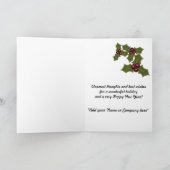 kerstfeestdagen met Kaart voor kleuren (Binnen)