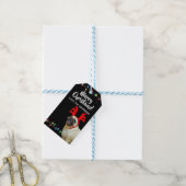 Kerstfeestdagen met kerstfeestdagen cadeaulabel (Met Touw)