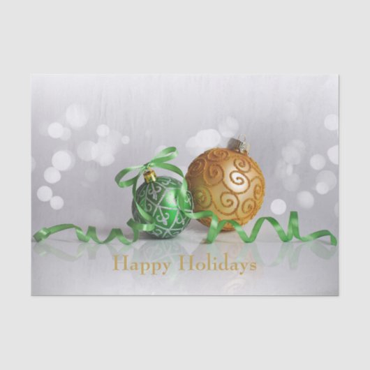 Kerstfeestdagen met kerstfeestdagen tissuepapier (Voorkant)