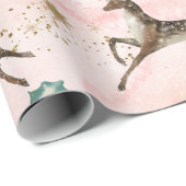 kerstfeestdagen met kerstrenrennen cadeaupapier (Rol Hoek)