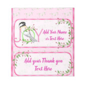 kerstfeestdagen met Snoep met rolpanelen Notitieblok (Voorkant)