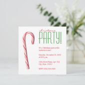 kerstfeestdagen met snoepriet kaart (Staand voorkant)