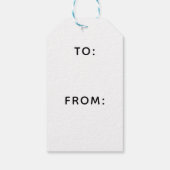 Kerstfeestdagen met surfbare kerstfeestdagen - Lab Cadeaulabel (Achterkant)