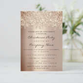 kerstFeestdagen Nieuwjaar Roos Gold Kaart (Staand voorkant)