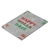 kerstfeestdagen notitieboek (Linkerzijde)