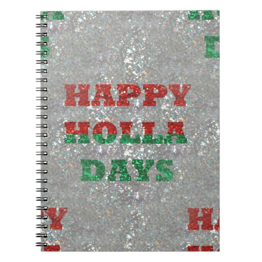 kerstfeestdagen notitieboek (Voorkant)