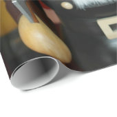 kerstfeestdagen - Ontwerp voor voedingsstoffen Cadeaupapier (Rol Hoek)