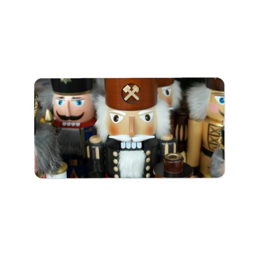 kerstfeestdagen - Ontwerp voor voedingsstoffen Etiket (Voorkant)