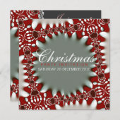 Kerstfeestdagen op eilanden kaart (Voorkant / Achterkant)