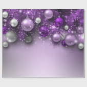 Kerstfeestdagen - Ornamenten Cadeaupapier (Vlak)