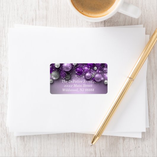 Kerstfeestdagen - Ornamenten Etiket (Insitu)