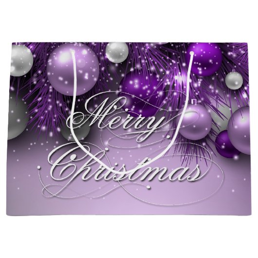 Kerstfeestdagen - Ornamenten Large Cadeautasje (Voorkant)