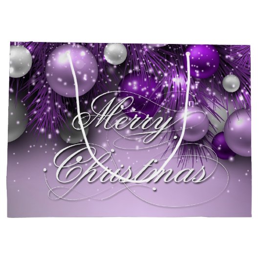 Kerstfeestdagen - Ornamenten Large Cadeautasje (Achterkant)